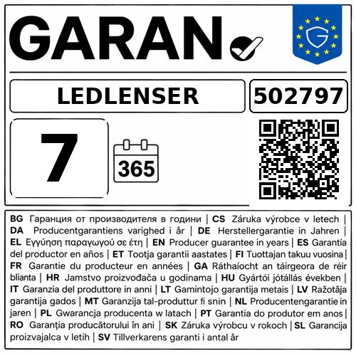LEDLENSER HF6R Core Bílá