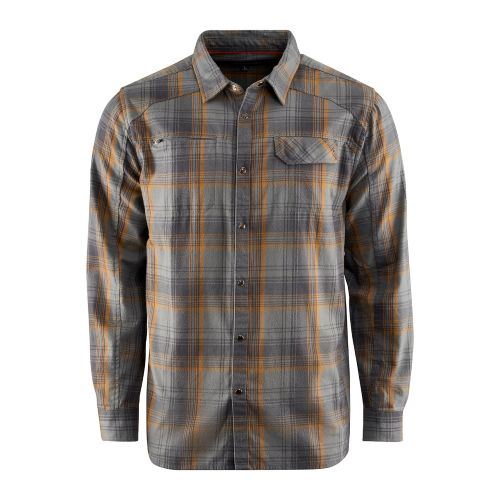 Košile Grundéns Flannel Shirt Smoke Plaid XXL