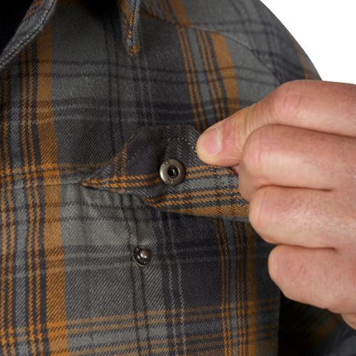 Košile Grundéns Flannel Shirt Smoke Plaid 3XL