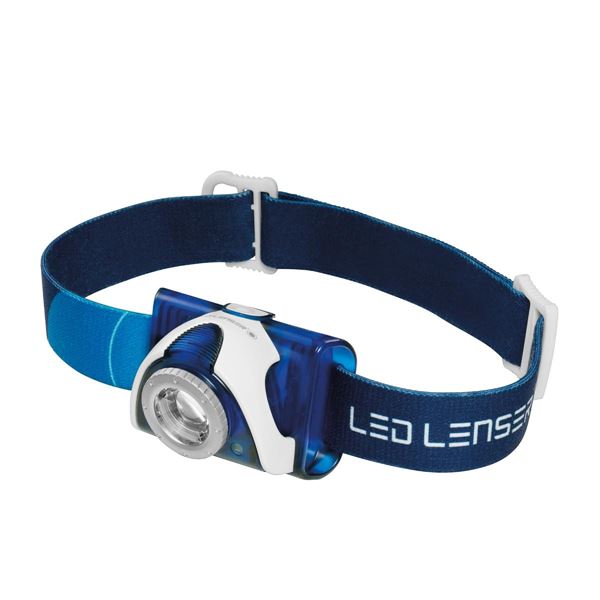 Čelovka Ledlenser SEO 7R Modrá