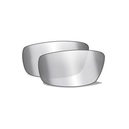 Wiley X Affinity  Silver Flash - Smoke Grey Lenses
