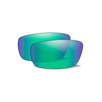 Wiley X Aspect Polarized - Emerald Mirror - Amber Lenses