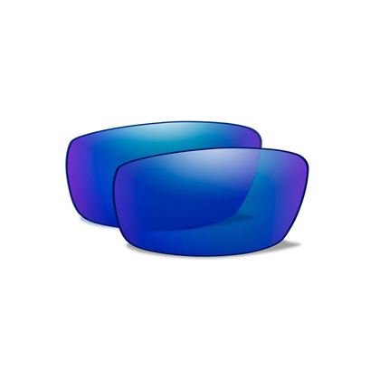 Wiley X Peak Polarized - Blue Mirror - Green Lenses