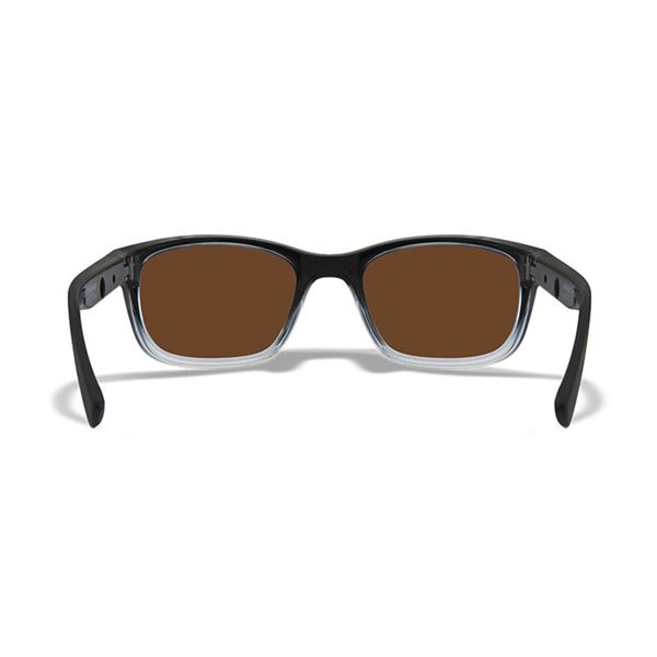 Sluneční Brýle Wiley X Helix Captivate Polarized - Bronze Mirror - Copper/Gloss Black Fade To Clear Crystal