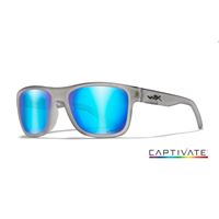 Sluneční Brýle Wiley X Ovation Captivate Polarized - Blue Mirror - Smoke Grey/Matte Slate