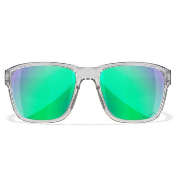 SLUNEČNÍ BRÝLE WILEY X TREK Captivate Polarized - Green Mirror - Amber/Gloss Crystal Light Grey