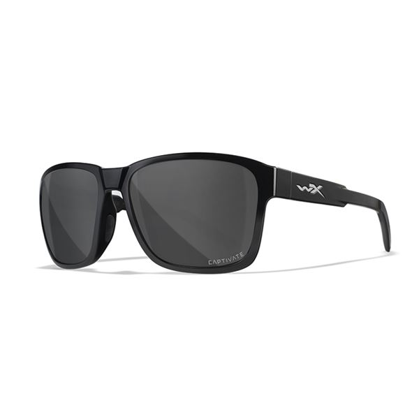 Sluneční Brýle Wiley X Trek Captivate Polarized - Smoke Grey/Gloss Black