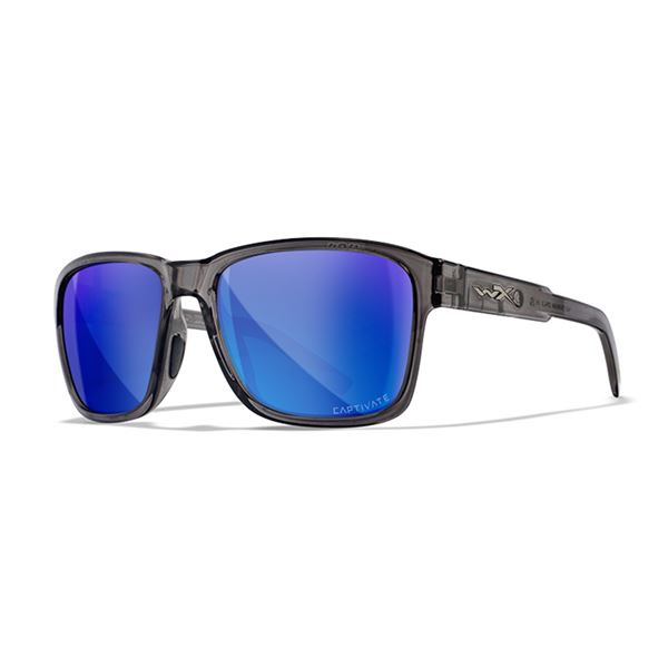 Sluneční Brýle Wiley X Trek Captivate Polarized - Blue Mirror - Smoke Grey/Gloss Crystal Dark Grey