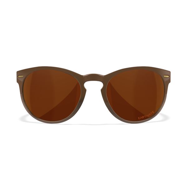 WILEY X COVERT Captivate Polarized - Copper/Gloss Coffee / Crystal Brown