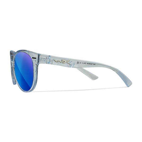 Sluneční Brýle Wiley X Covert Captivate Polarized - Blue Mirror - Smoke Grey/Gloss Crystal Light Sapphire Blue