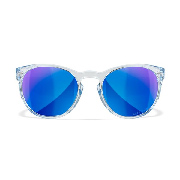 Sluneční Brýle Wiley X Covert Captivate Polarized - Blue Mirror - Smoke Grey/Gloss Crystal Light Sapphire Blue