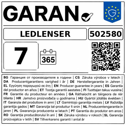 Kapesní Svítilna Ledlenser K6R Safety Gray