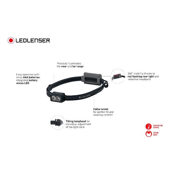 LEDLENSER NEO3 ČERNO-ŠEDÁ