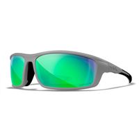 Sluneční Brýle Wiley X Grid Captivate Polarized - Green Mirror - Amber - Matte Cool Grey