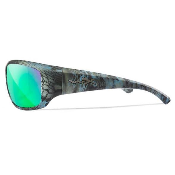 WILEY X OMEGA Captivate Polarized - Green Mirror - Amber/Kryptek Neptune