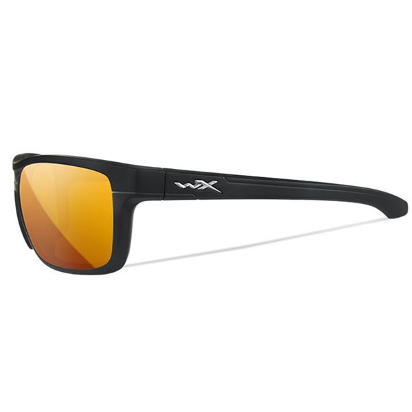 Sluneční Brýle Wiley X Kingpin Captivate Polarized Bronz Mirror / Matte Black