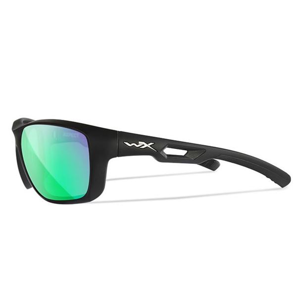 Sluneční Brýle Wiley X Aspect Captivate Polarized Green Mirror /Matte Black