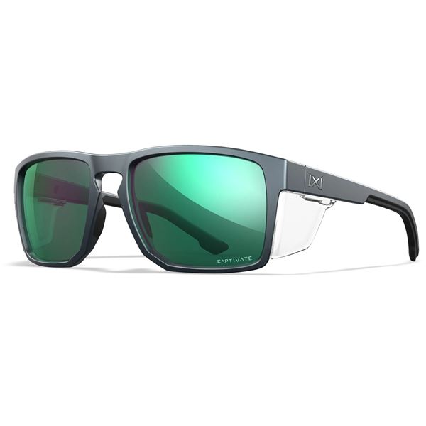 Sluneční brýle Wiley X Founder Captivate Polarized Green Mirror - Matte Graphite