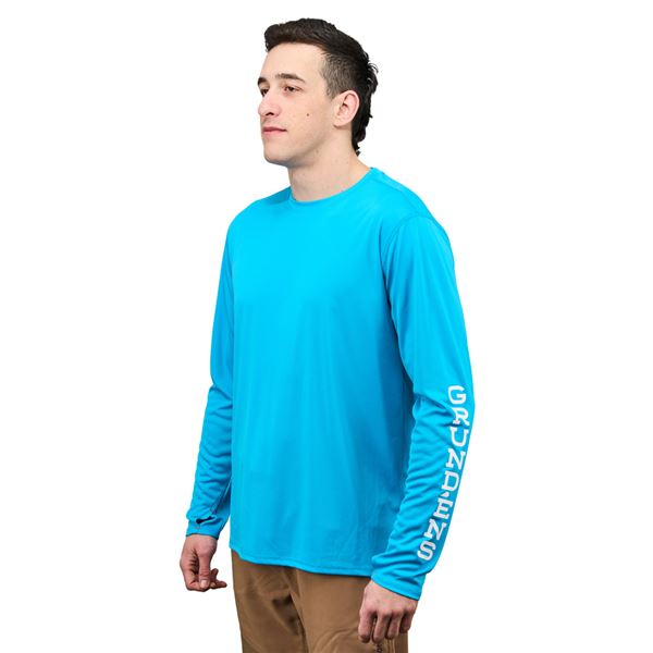 Funkční UV triko Grundéns Tough Sun Crew Azure 3XL