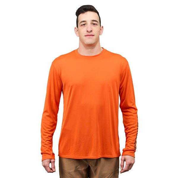 Funkční UV triko Grundéns Tough Sun Crew Red Orange M