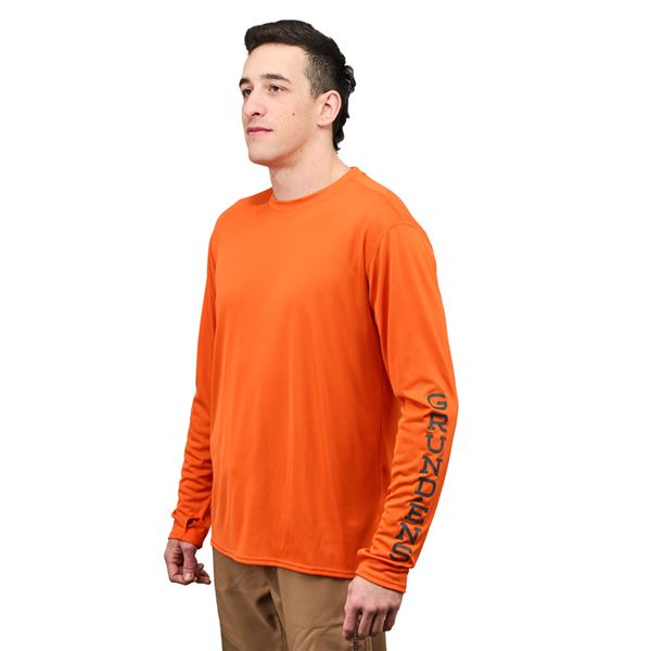 Funkční UV triko Grundéns Tough Sun Crew Red Orange M