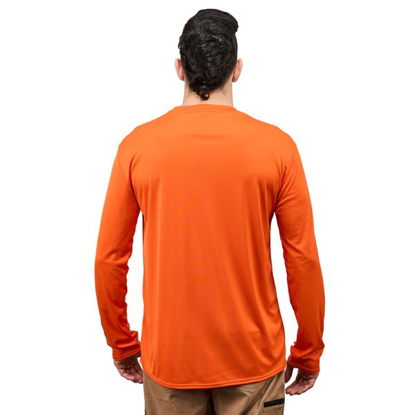 Funkční UV triko Grundéns Tough Sun Crew Red Orange M