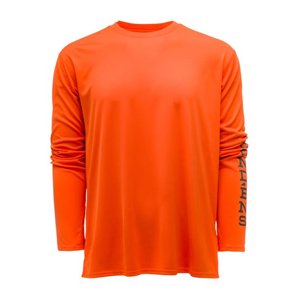 Funkční UV triko Grundéns Tough Sun Crew Red Orange 3XL