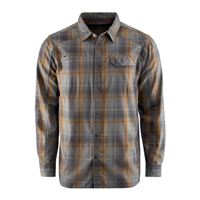Košile Grundéns Flannel Shirt Smoke Plaid XXL