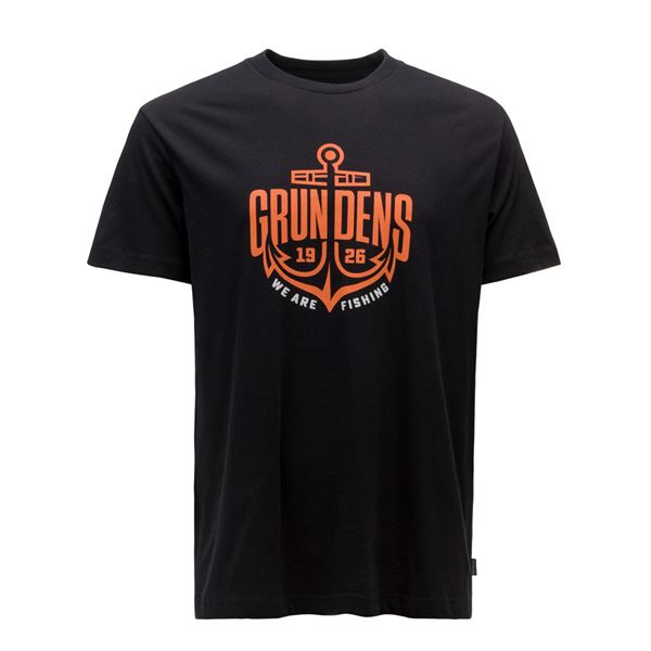 Triko Grundéns Logo Anchor - Black S