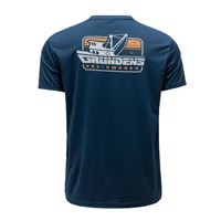 Funkční UV triko Grundéns Commercial Boat SS Blue Abyss 3XL