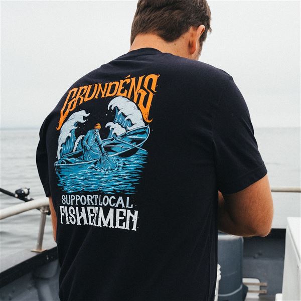 Triko Grundéns Support Fishermen Black M