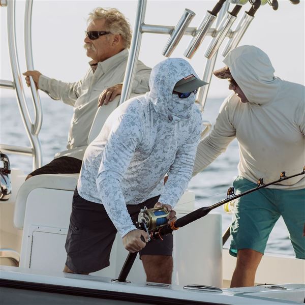 Funkční UV mikina Grundéns Tough Sun Masked Squall Camo M