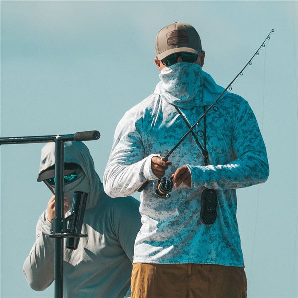 Funkční UV mikina Grundéns Tough Sun Masked Squall Camo XL