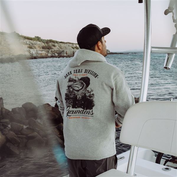 Mikina Grundéns Dark Seas X Grundéns Portsmith Athletic Heather XL