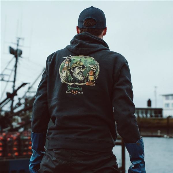 Mikina Grundéns Dark Seas X Grundéns Watchman Black XXL