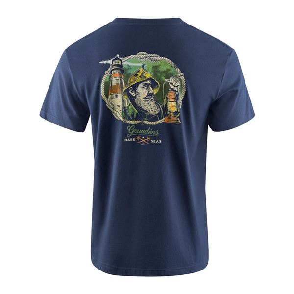 Triko Dark Seas X Grundéns Watchman SS Dark Navy 3XL