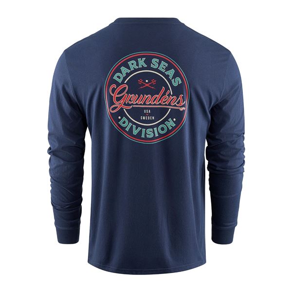 Triko Dark Seas X Grundéns Instinctive LS Dark Navy XL