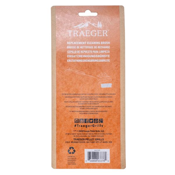 Náhradní hlavice pro kartáč na čištění grilu Traeger 2ks