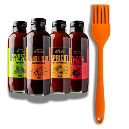Set grilovacích omáček Traeger + dárek