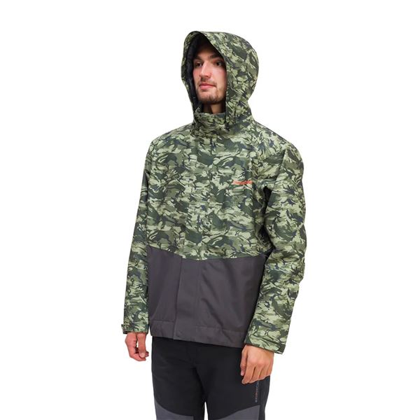Bunda Grundéns Downrigger Gore-Tex® Refraction Camo Green/Anchor XL