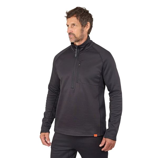 Termo mikina Grundéns Grundies 1/2 Zip Black M