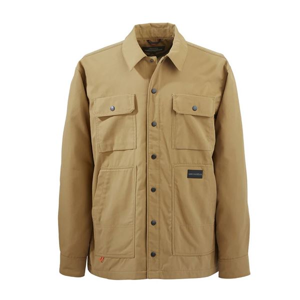 Košile Grundéns Jetty Shacket Antique Bronze 3XL