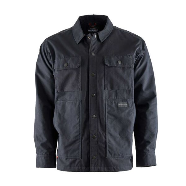 Košile Grundéns Jetty Shacket Antique Black XL