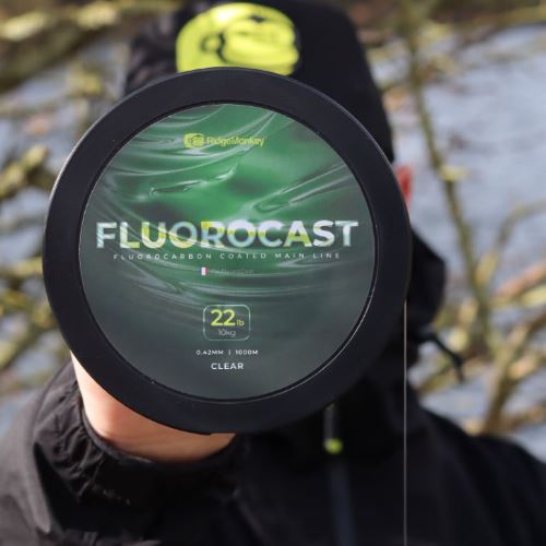 Fluorocarbonový kmenový vlasec RidgeMonkey FluoroCast Mainline 22lb 0.42mm 1000m