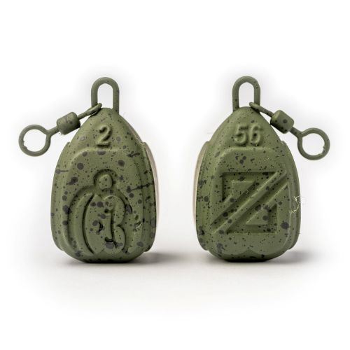 Ekologická rybářská Zátěž RidgeMonkey Zead Square Pear 43g Camo Brown