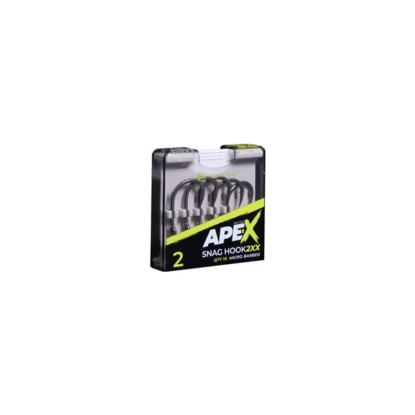 Ape-X Snag Hook 2XX Barbed size 2