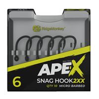 Ape-X Snag Hook 2XX Barbed size 6