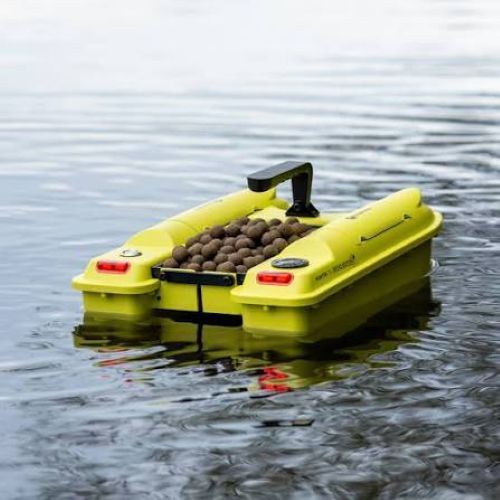 Zavážecí Lodička RidgeMonkey Hunter 750 Bait Boat Hi-Viz Echo Edition