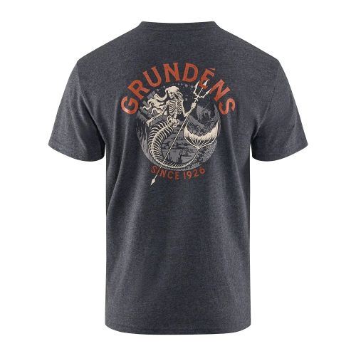 Triko Grundéns Dead Reckoning SS T-Shirt Heather Charcoal  M