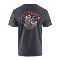 Triko Grundéns Dead Reckoning SS T-Shirt Heather Charcoal  XL